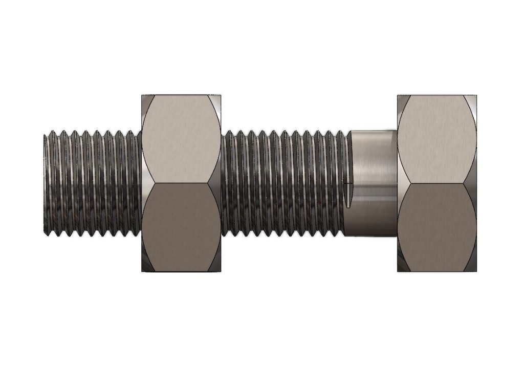 Screw with Nut - View 3